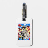 Koning Van Kaarten  Bagagelabel (Achterkant verticaal)