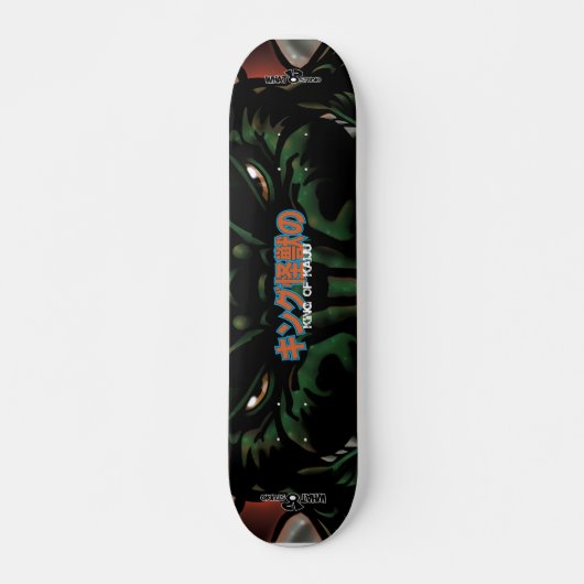 Koning van Kaiju Deck Persoonlijk Skateboard (Voorkant)
