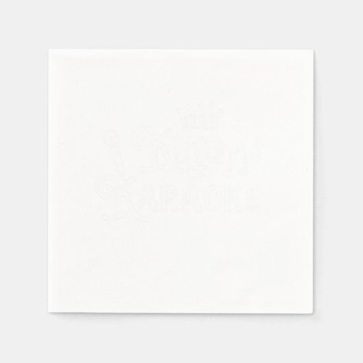 Koning van Karaoke die muziek-microfoonmicrofoon-G Servet (Voorkant)