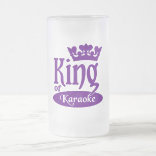 Koning van Karaoke mok - kies stijl en kleur