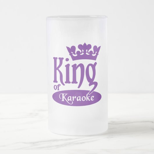 Koning van Karaoke mok - kies stijl en kleur (Center)