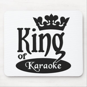 Koning van Karaoke mousepad Muismat