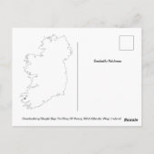 Koning van Kerry overziende dag van de dingle Briefkaart (Achterkant)