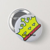 Koning van Kings Button (Voorkant /achterkant)