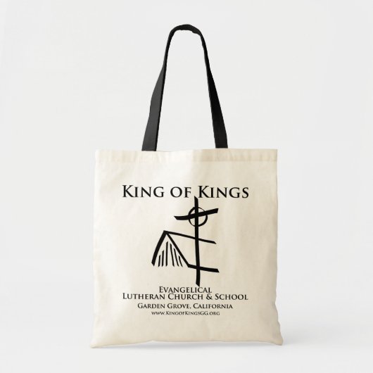 Koning van Kings Canvas tas (Voorkant)