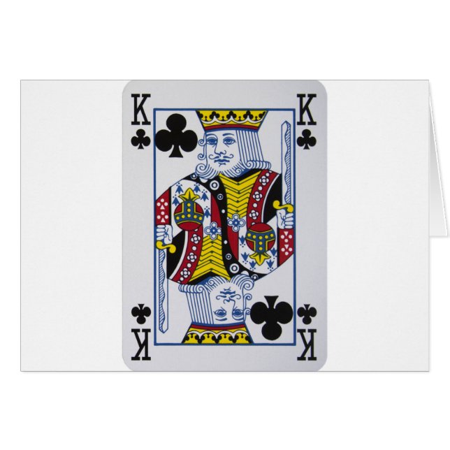 Koning van Klavers (Clubs) (Voorkant Horizontaal)