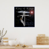 Koning van koningen Christelijk poster (Keuken)