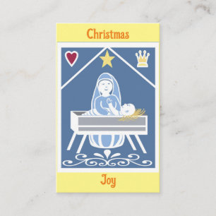 Koning van Koningen Kerstmis meditatie Visitekaartje