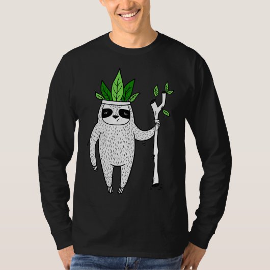 Koning van luiaard t-shirt (Voorkant)