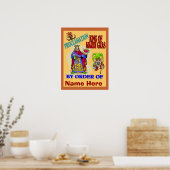koning van Mardi Gras, naam toevoegen, Poster (Keuken)