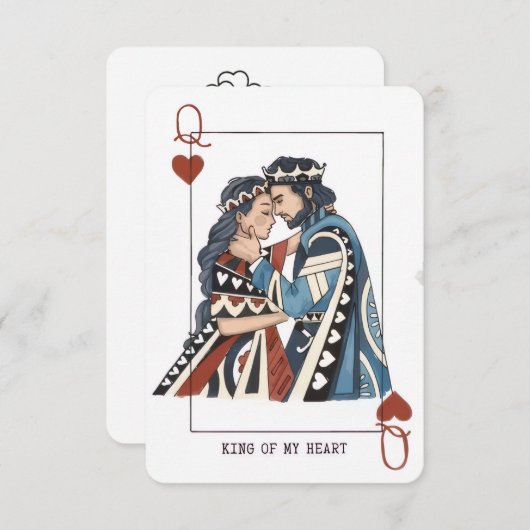 Koning van mijn Hart – Uitnodiging voor Bashir's H (Voorkant / Achterkant)