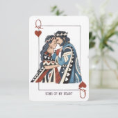 Koning van mijn Hart – Uitnodiging voor Bashir's H (Staand voorkant)