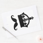 Koning van Mustaches stickers (Envelop)