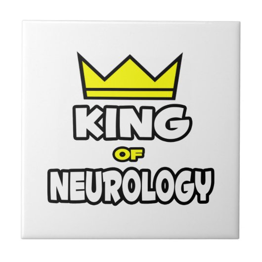 Koning van Neurologie Tegeltje (Voorkant)