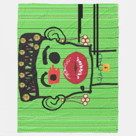 Koning van Nigeria FLEECE BLANKET! Deken