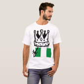 koning van nigeria t-shirt (Voorkant volledig)