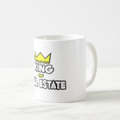 Koning van onroerend goed koffiemok (Voorkant rechts)