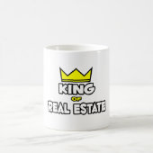 Koning van onroerend goed koffiemok (Center)
