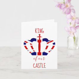 Koning van onze Castle Union Jack Crown | VADERDAG Kaart