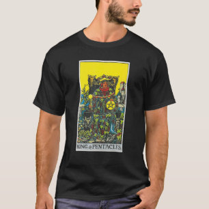 Koning van Pentacles Tarot-kaart occult Beliefs di T-shirt