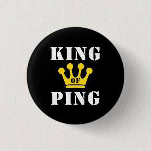 Koning van Ping Ronde Button 3,2 Cm