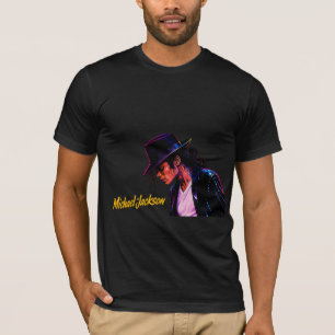 Koning van Pop Moonwalk Legende Retro Tribute Desi T-shirt
