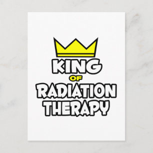 Koning van Radiation Therapy Briefkaart