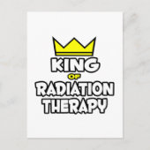 Koning van Radiation Therapy Briefkaart (Voorkant)