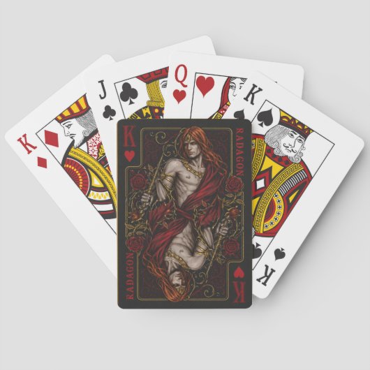 koning van schoppen radagon pokerkaarten (Achterkant)