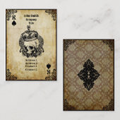 Koning van Schoppen - Visitekaartje (Voorkant / Achterkant)