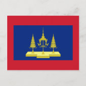 Koning van Siam, Thaise vlag Briefkaart (Voorkant)