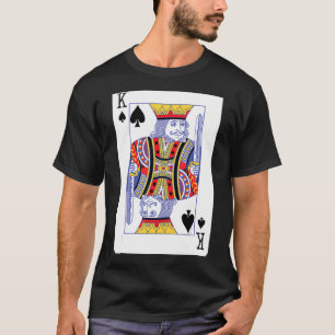 Koning van Spades Kaart spelen T-shirt