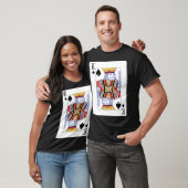 Koning van Spades Kaart T-shirt (Unisex)