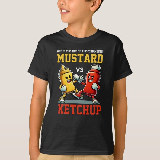 Koning van specerijen Mosterd vs Ketchup Classic T-shirt (Voorkant)