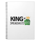 Koning van spreadsheets notitieboek (Voorkant)