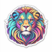 Koning van Stickers Het Lion's Realm (Voorkant)
