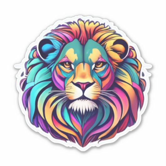 Koning van Stickers Het Lion's Realm (Voorkant)
