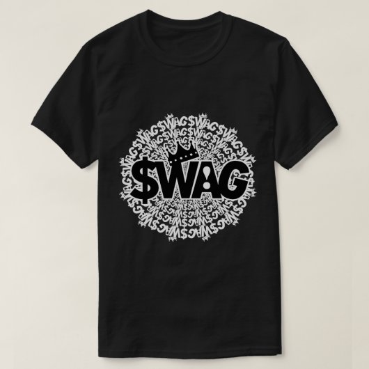 Koning van Swag overal rondom T-shirt (Design voorkant)