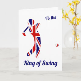 Koning van Swing | Union Jack Golfer | VADERDAG Kaart