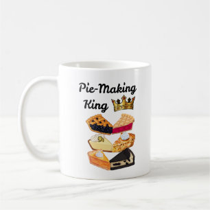 Koning van taarten maken koffiemok