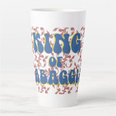 Koning van Teabagging Latte Mok (Voorkant)