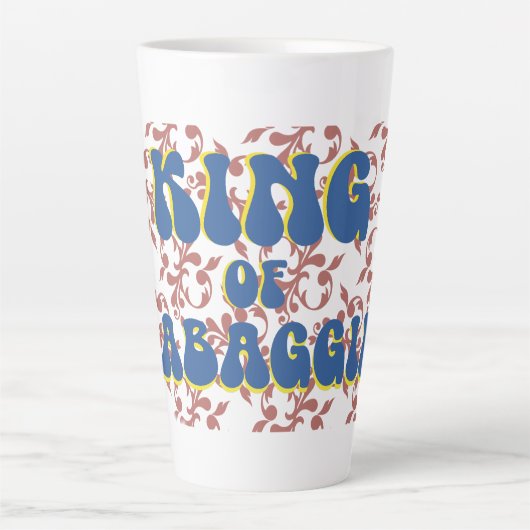 Koning van Teabagging Latte Mok (Voorkant)