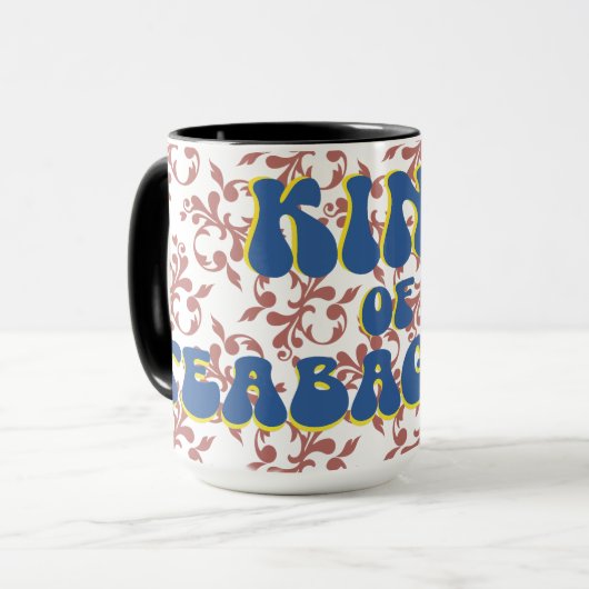 Koning van Teabagging Mok (Voorkant links)