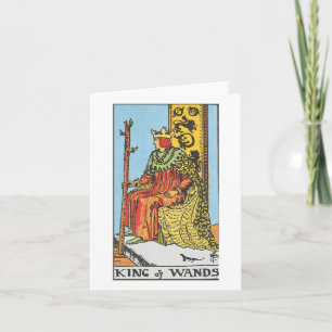 Koning van toverstokken - Rider Waite Smith tarot Kaart