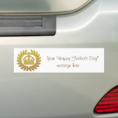 Koning van Vaderdag Bumpersticker (Op auto)