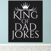 Koning van Vadergrappen Canvas Afdruk (Insitu (Houten vloer))