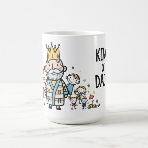 Koning van vaders Vaderdag Koffiemok