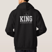Koning van wat er nog over is hoodie (Achterkant)