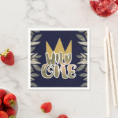 Koning van Wilde Dingen Één 1e Verjaardagsfeest Servet (Insitu)