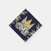 Koning van Wilde Dingen Één 1e Verjaardagsfeest Servet (Hoek)